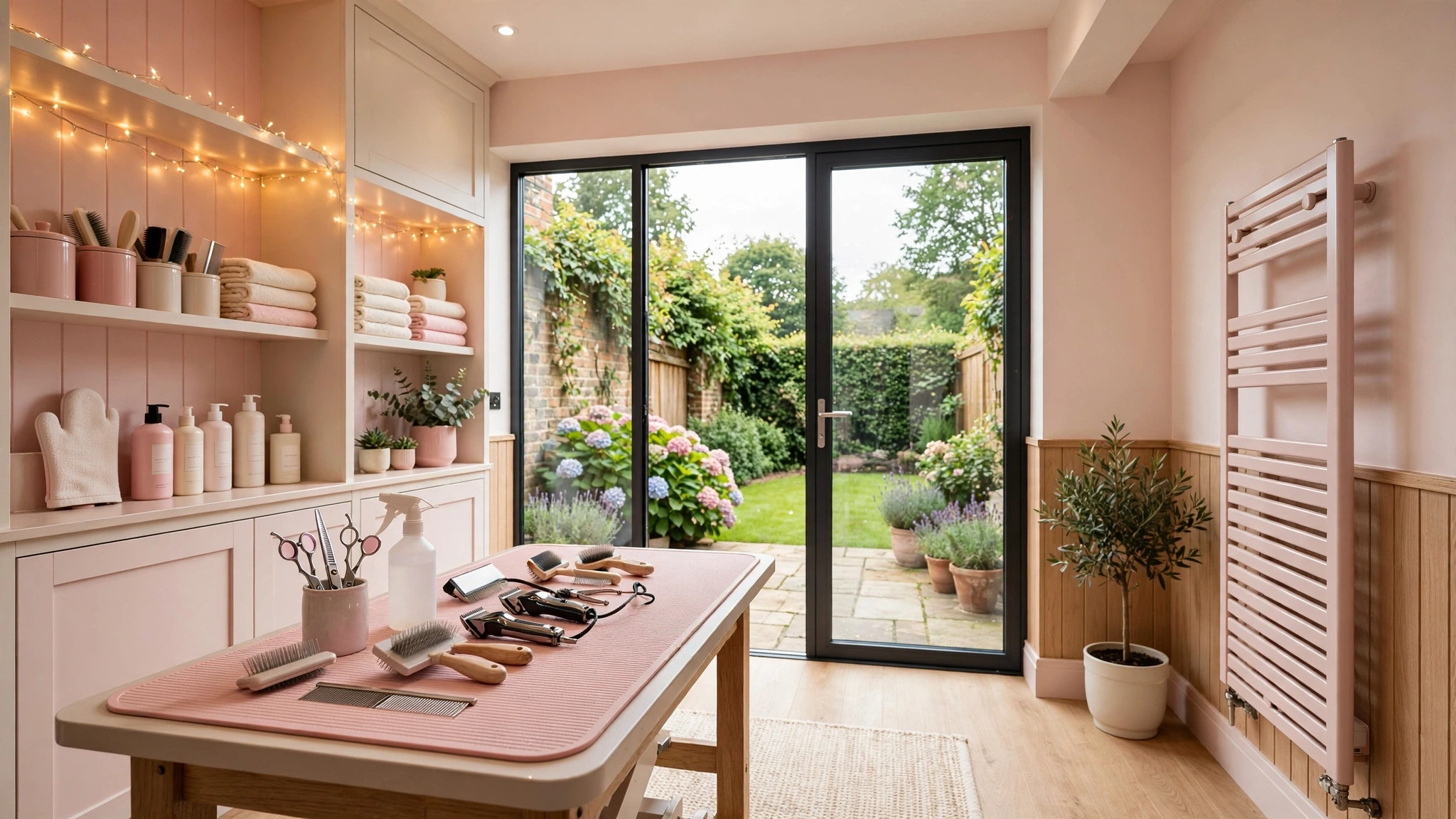 Home grooming studio interior