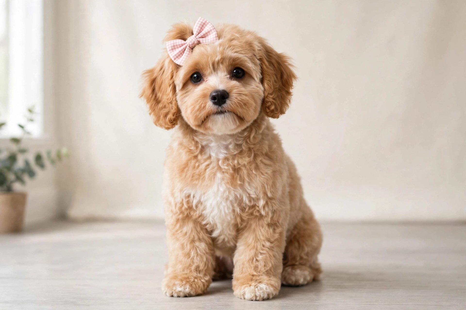 Puppy first groom cute