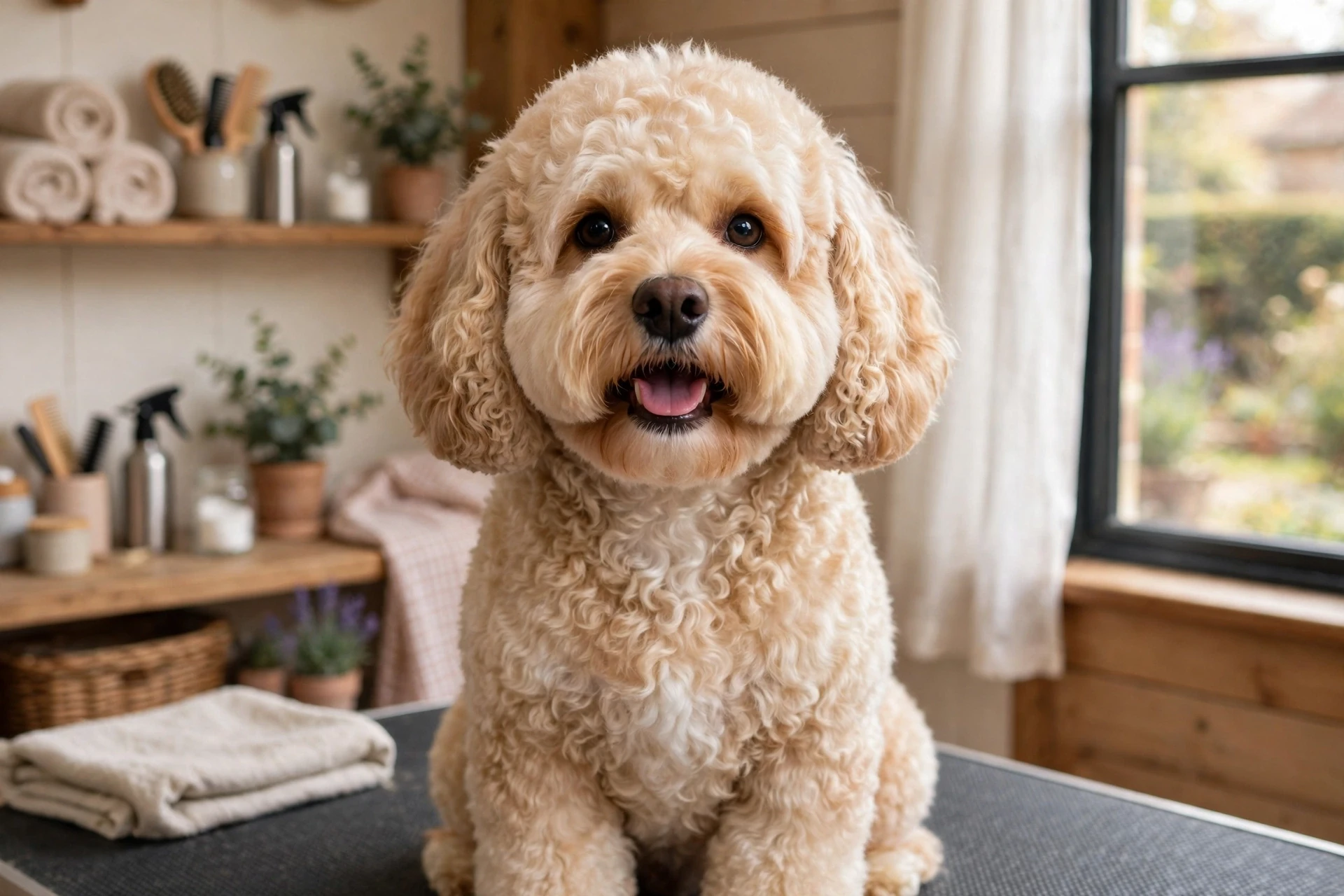 Full pamper package cockapoo teddy cut